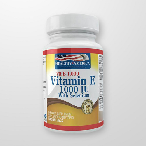 Vitamina E 1000iu With Selenium X50 Softgels Healthy America