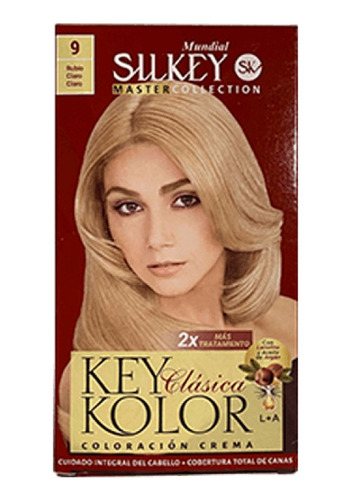 Tintura Silkey Key Kolor Coloracion En Crema Tono 9