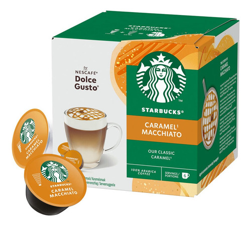 Cápsulas De Café Starbucks Caramel Macchiato X3 Cajas