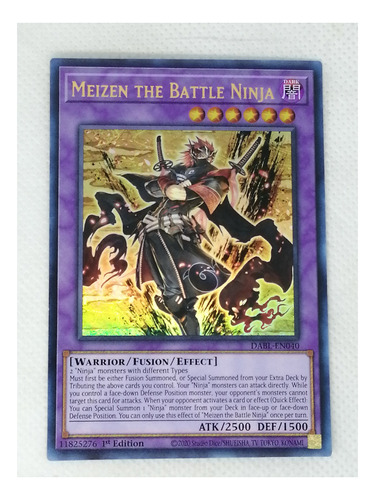 Meizen The Battle Ninja Ultra Yugioh