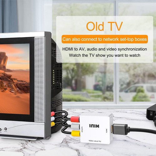 Convertidor Av Convertidor De Vídeo Adaptador Convertidor De
