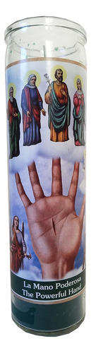 Mano Poderosa (la Mano Poderosa) Vela Devocional Verde