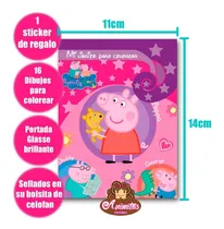 Comprar Mini Libros Para Colorear Peppa George Cotillon 12 Unidades