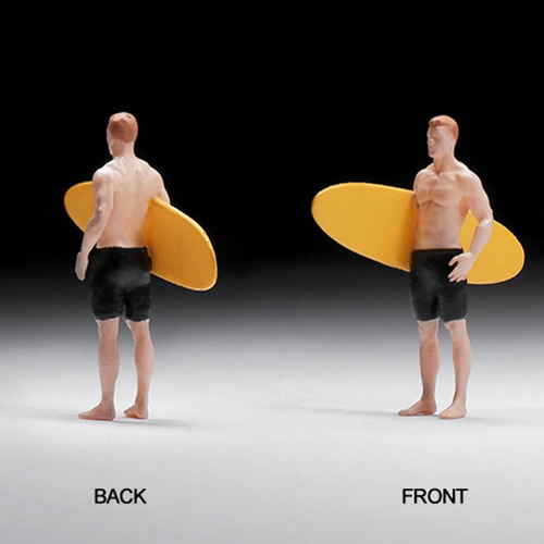 Mini 1:64 Figura Diorama Personagem De Rua Colecionáveis