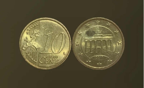 Moneda 10 Centimo Alemania Año 2017