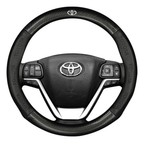 Funda De Volante De Fibra De Carbono Para Toyota 0