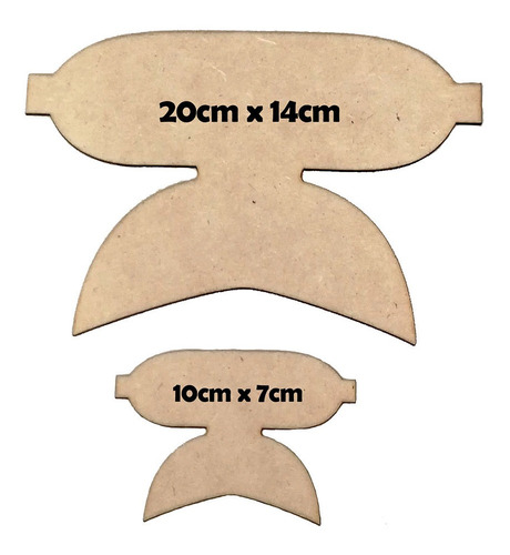 Molde Para Moños En Mdf 1 Pz Alta Calidad Modelo 64