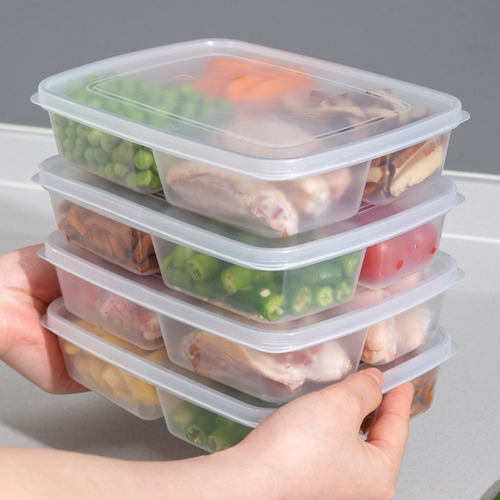 Contenedor De Comida Para Nevera De 10 Piezas, 4 Compartimen