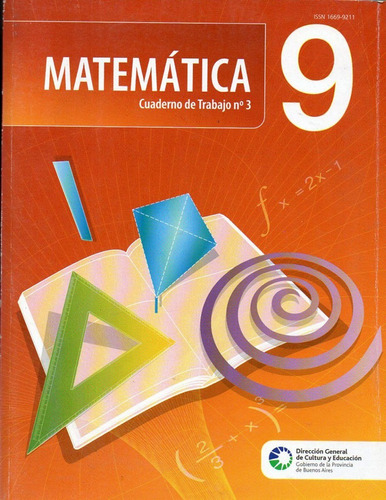 Matemática 9 - Cuaderno De Trabajo Nº 3