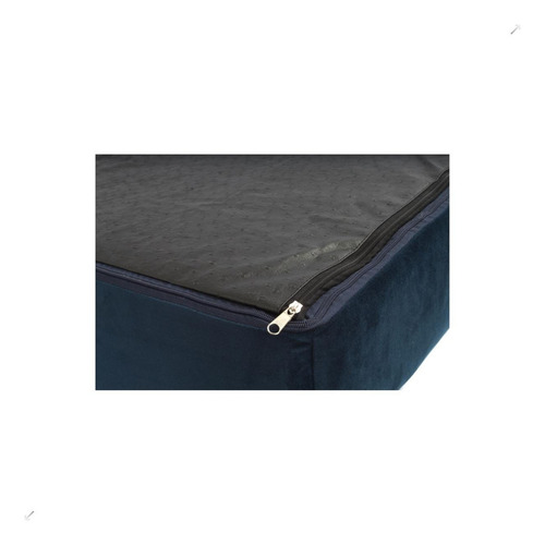 Cama Roma Bichinho Chic Cinza Com Marinho G
