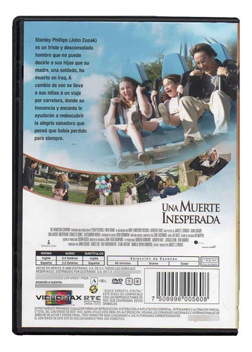 Una Muerte Inesperada John Cusak Película Dvd (Usado)