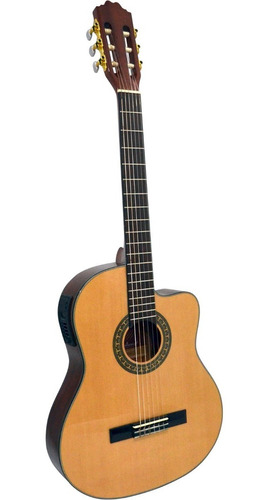 Guitarra La Sevillana Electro Acustica Ur-6ceq