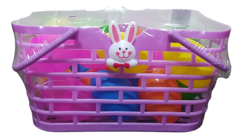 Canasta De Conejo Huevo De Pascua Para Niños