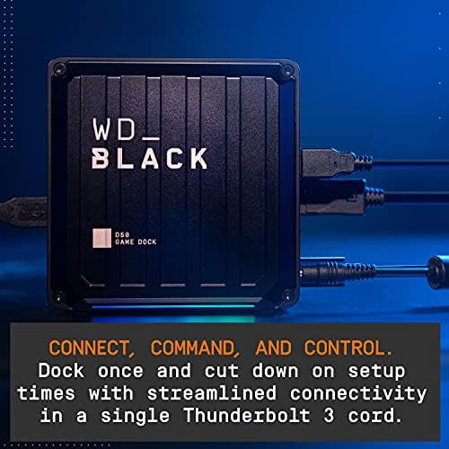 Wd_black D50 Game Dock, Rgb Con Conectividad Thunderbolt 3 -