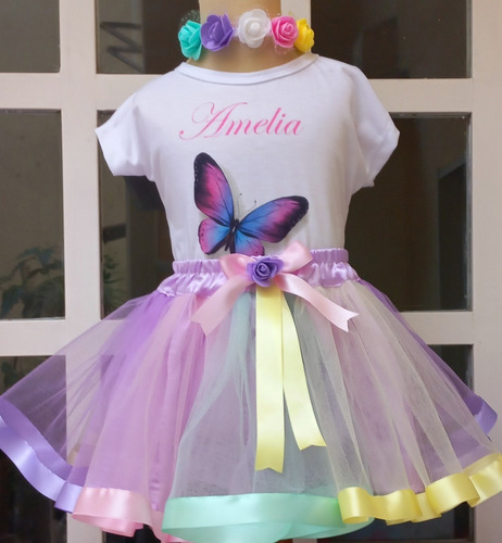 Disfraz Mariposa Tutu Conjunto