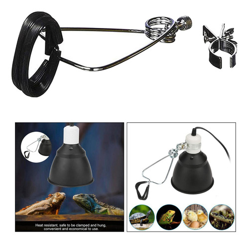 Suporte Para Lâmpada De Calor Para Répteis, Suporte Para
