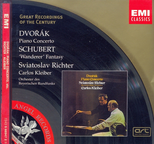 Cd Great Recordings Of The Century Dvorak Schubert Richter