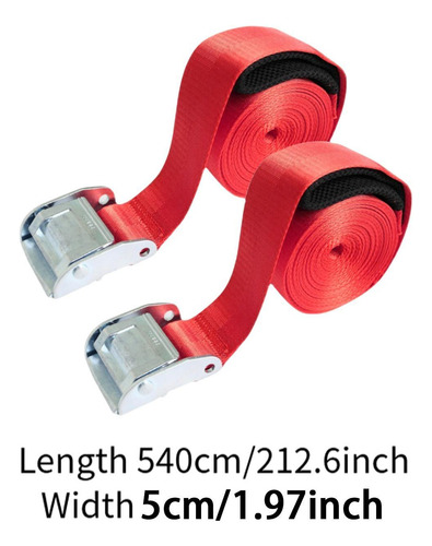 Correas De Atado 2x Con Hebillas Anchas Portátiles 5 Cm