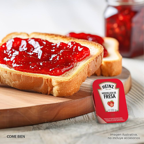 Mermelada De Fresa Heinz 30 Pzas De 20g C/u