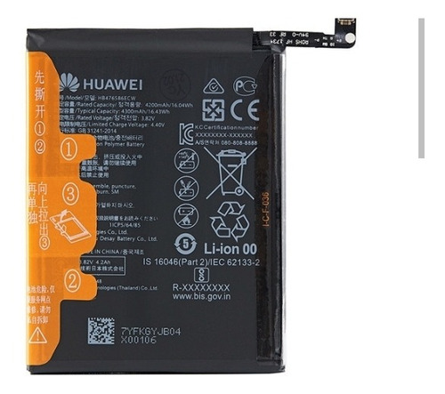 Bateria Pila Huawei Hb476586ecw Honor X10 5g Play 4 5g