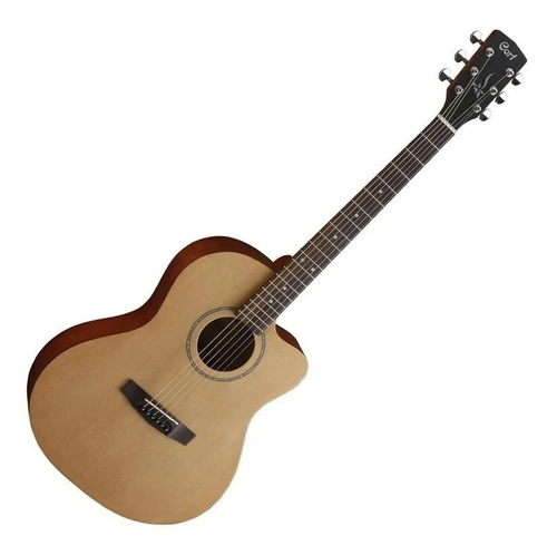 Guitarra Acústica Cort Jade 1 Con Funda Y Corte - Plus