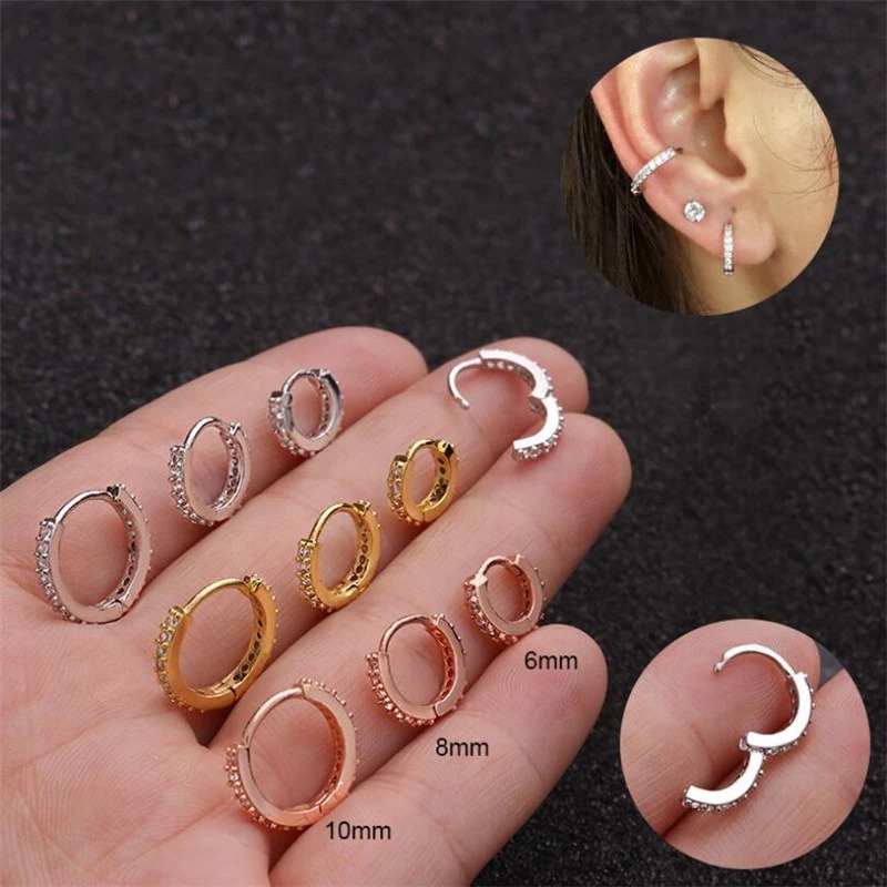 Piercing Argola Orelha Conch Prata Pedra Zirconia 10 Mm Parcelamento sterling-silver-ball-stud-earrings-3mm-4mm-5mm-7mm-8mm-10mm-etsy