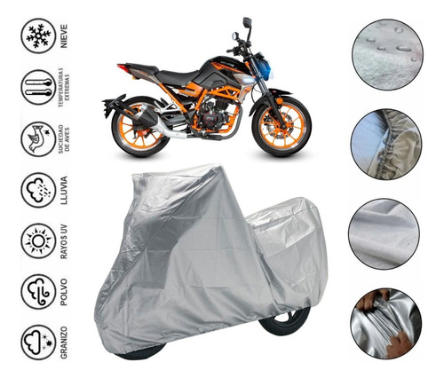 Cubre Impermeable Moto Vento Nitrox 200 Rz