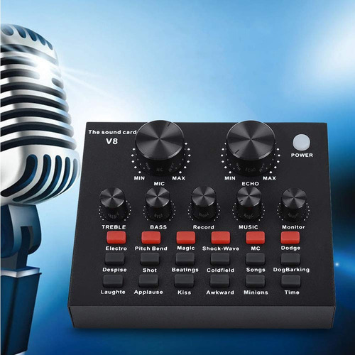 Mesa de som XIAOZAI V8-live.