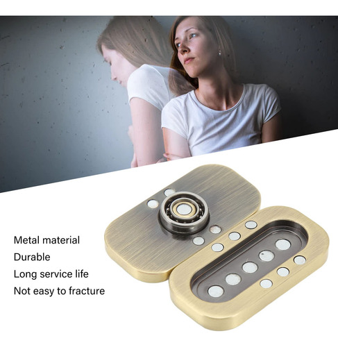 Fidget Slider Toy, Metal Sensory Magnetic Ansiedad Portátil