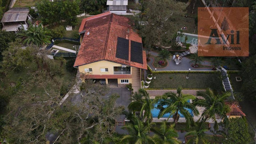 Chácara Com 3 Dormitórios À Venda, 2500 M² Por R$ 770.000,00 - Parque Residencial Itapeti - Mogi Das Cruzes/sp - Ch0011