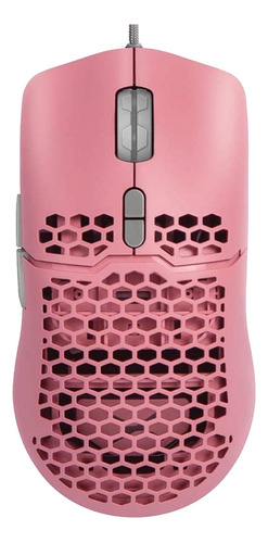 Mouse Gamer Delux M700a Rgb, Programable 7 Botones, Pink