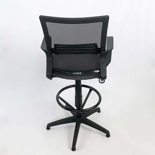 Imagen 4 de 5 de Silla Cajera Indar Link Apoyo Lumbar Ergonomica Neumatica