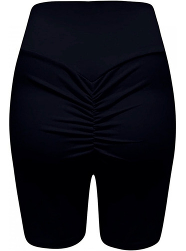Imagen 6 de 6 de Calza Biker Mujer Push Up Frunce Levanta Gluteos Modelora