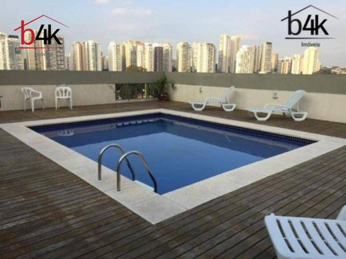 Imagem 24 de 26 de Venda Apartamento Duplex Brooklin. 1 Quarto, Mobiliado, 50m². Rua Barão Do Triunfo, N 314 - Brooklin - Ad0018