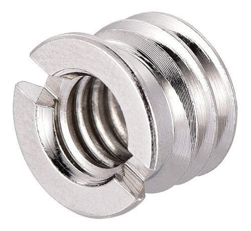 Imagen 2 de 10 de Adaptador De Rosca ¼ A 3/8 Para Camara Tripode Cabeza 5 Unid