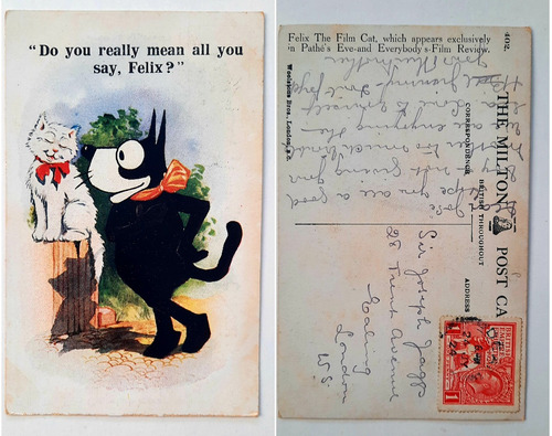 The Cat Felix Postcard