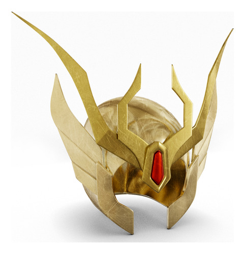 Casco Virgo Saint Seiya Coleccionable Impresa En 3d 1:1