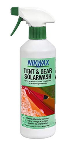 Nikwax Tent & Gear Solarwash Cleaner And Uv Protector, 500ml