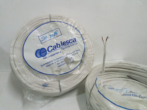 Cable Flexible Tipo Stp 2x18 100%cobre