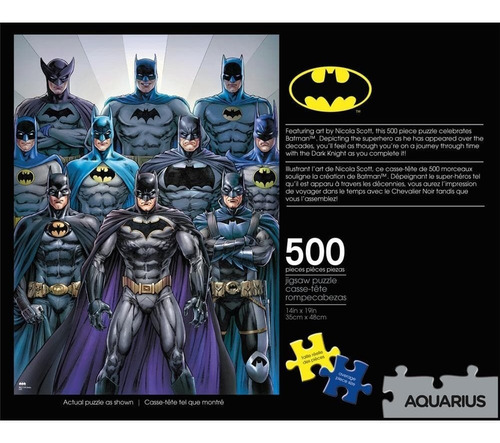 Imagen 3 de 6 de Batman Puzzle 500 Piezas Nuevo Musicovinyl