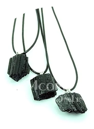 comprar Set De 3 Dijes De Turmalina Negra Natural En Bruto Trc25