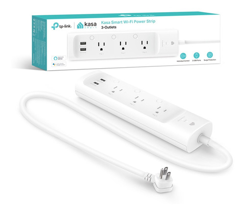 Imagen 3 de 6 de Regleta Barra De Enchufes Inteligente Wifi Kasa Smart Wi-fi