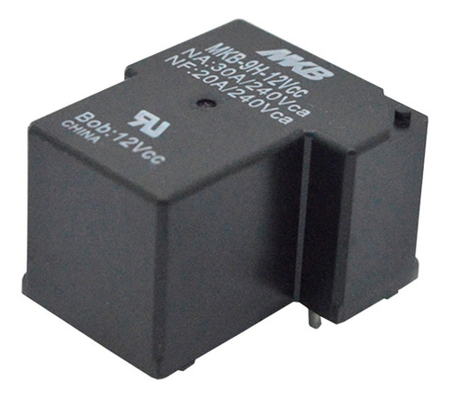 Rele Mkb 9h-12vcc Na:30a/240vca Nf:20a/240vca 12