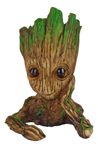 Baby Groot Vaso Ou Porta Objetos 15 Cm Porta Flores 