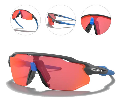 Oculos Oakley Radar Ev Advancer Carbon Prizm Trail Torch