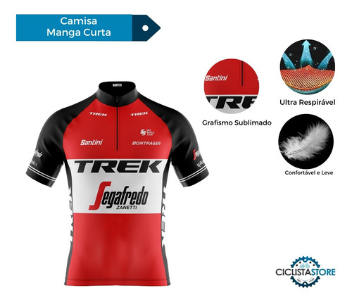 Imagem 4 de 8 de Camisa Ciclismo Trek Segafredo 2019 *12x S/juros*