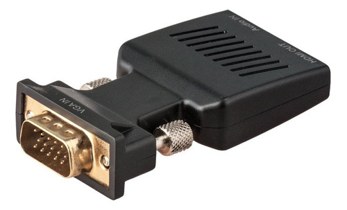 Adaptador Vga A Hdmi Hemb Audio 1080p Full Hd Cable Auxiliar