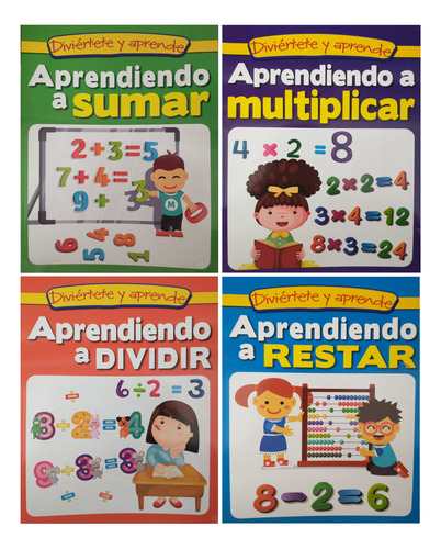 Aprendo A Sumar, Multiplicar, Dividir, Restar 4 - Libros
