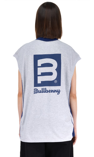 Musculosa Bullbenny Regular Fit Prepa Estampada Gris