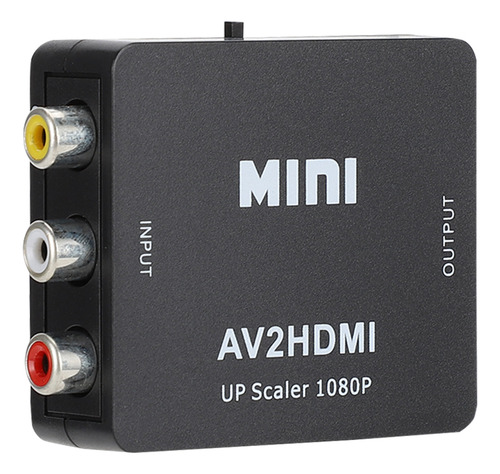 Mini Convertidor Av A 1080p De Vídeo Hd Con Alimentación Usb